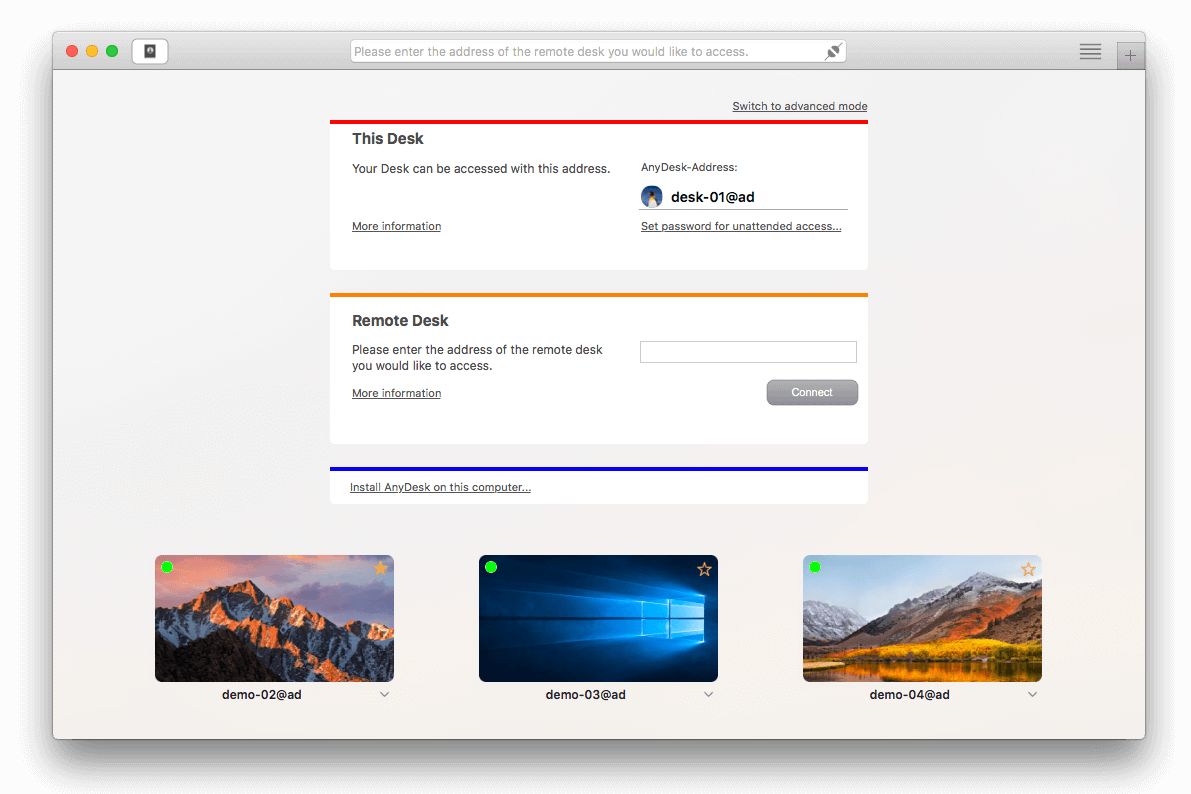 anydesk windows to mac
