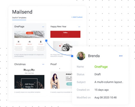 Mailsend.com default templates