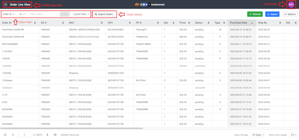 Main Omni Dashboard