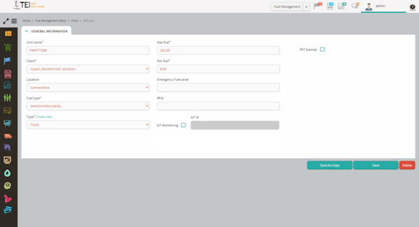 General Information Dashboard