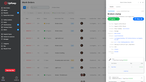 Manage work orders with ease