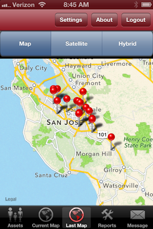 Manager app screen