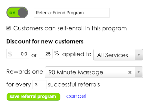 HelmBot marketing automation referral program