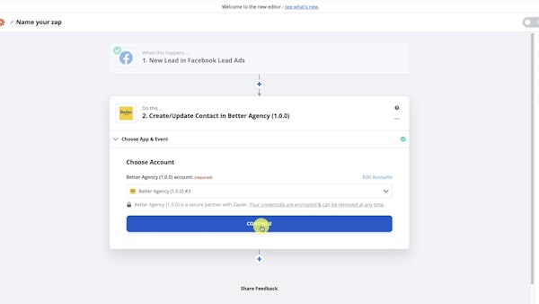 Better Agency Zapier integration