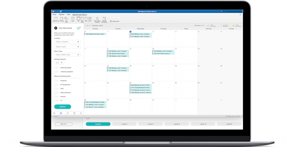 Space Connect Outlook calendar plug-in