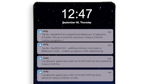 Ramco alerts and notifications