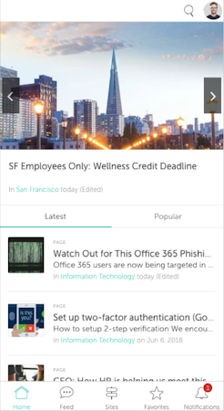 Simpplr Mobile App