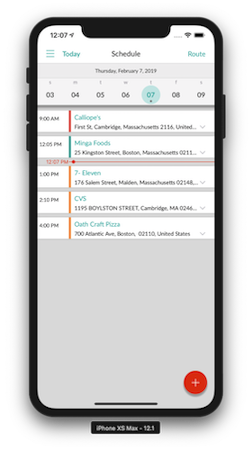 Repsly Mobile Scheduling