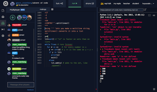 Repl.it multi-user access