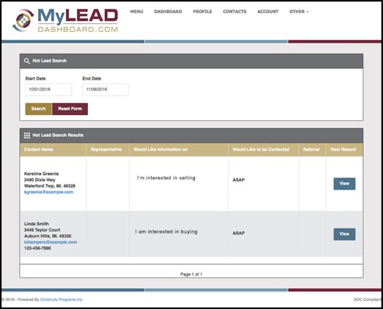 Hot leads