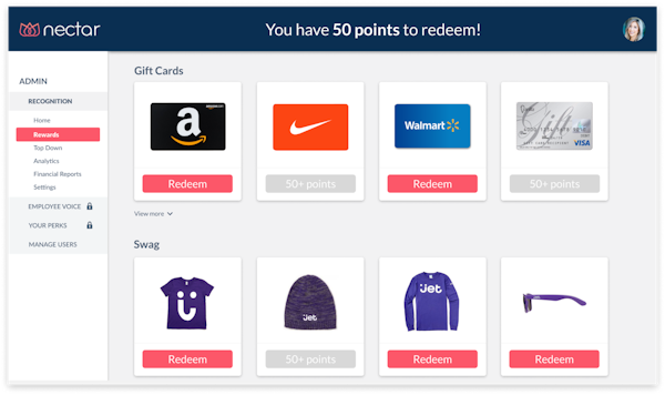 Nectar digital gift card rewards