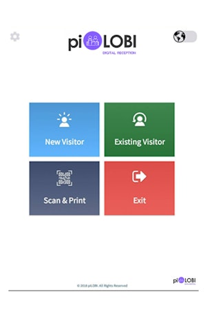 New visitor registration