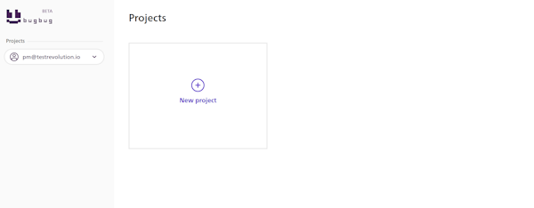 BugBug adding a new project