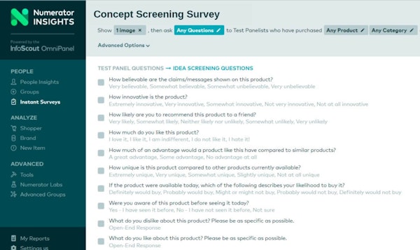 Numerator survey