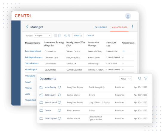 ODD360 manager data documents