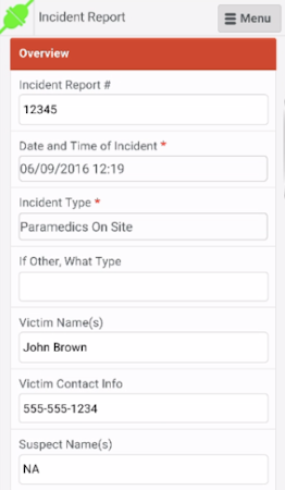 OfficerReports.com incident reports