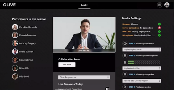 My Virtual Tutor lobby