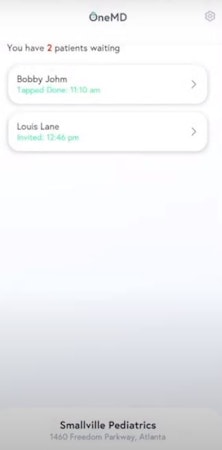 OneMD waiting requests