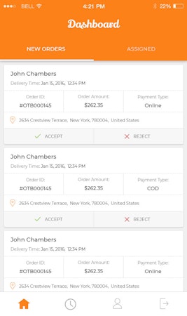 Ontabee main dashboard