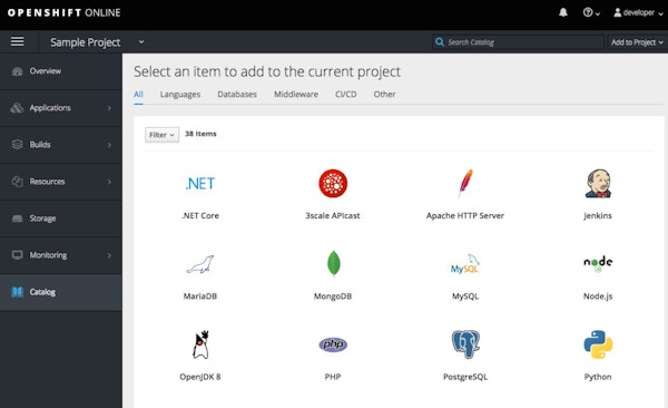 OpenShift catalog