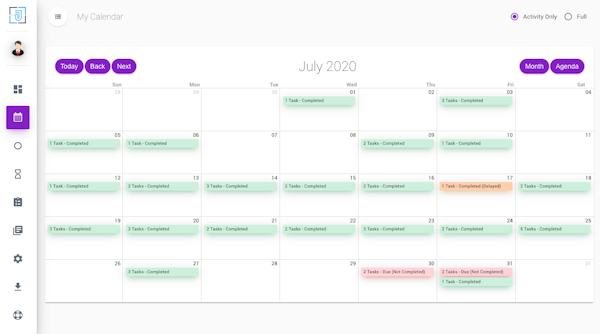 OptaPlan calendar view