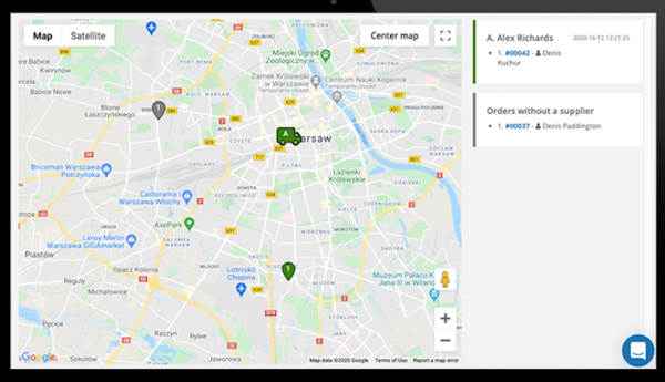 ord.to delivery tracking