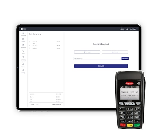 Payment screen