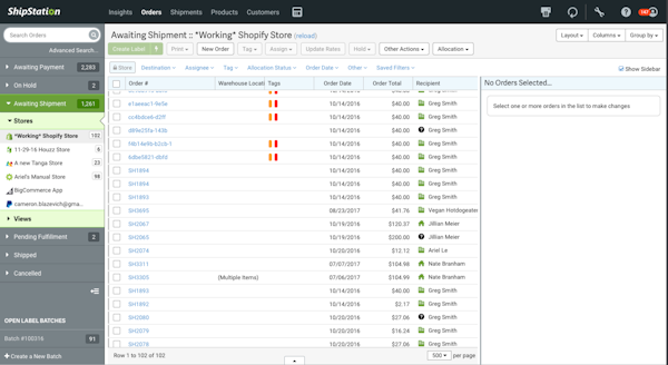 Order Overview