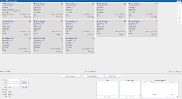 Order Management Window