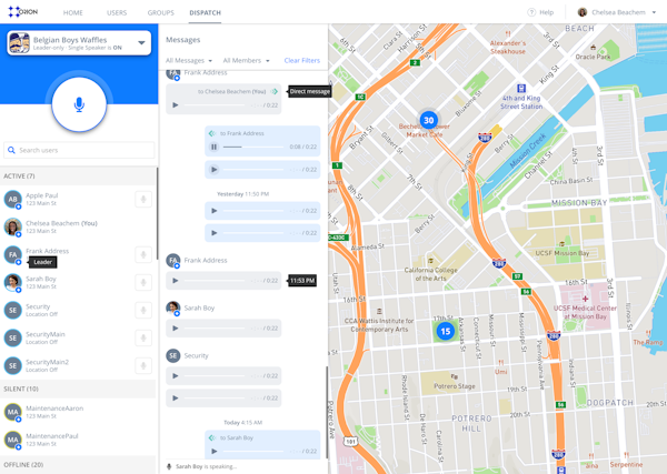 Orion Voice Dispatch Management