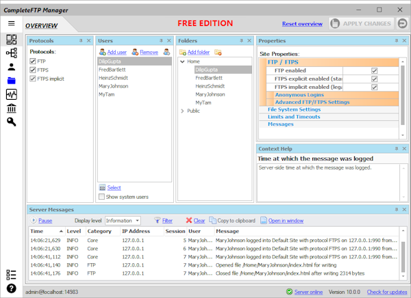 CompleteFTP overview