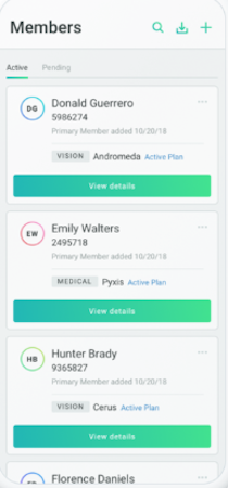 Patch mobile app screenshot