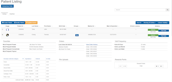 Patient listing