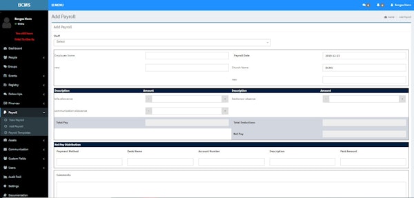 BCMS payroll management