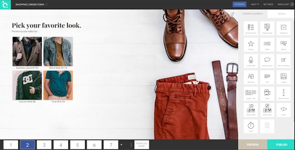 involve.me personalized quiz