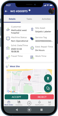 Work order details