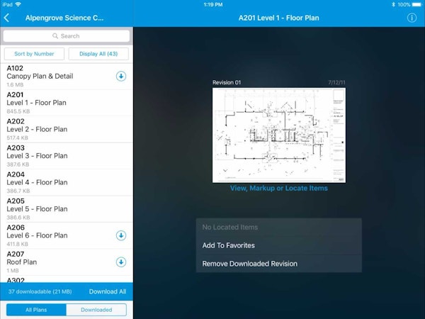 Plans app