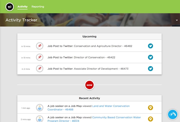 CareerArc activity tracker