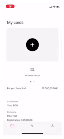 Pleo card activation