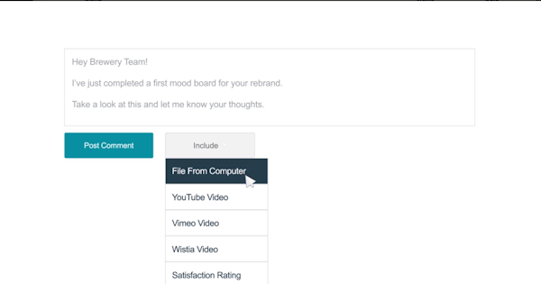 Project.co chat screenshot