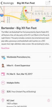 PopBookings event invitations