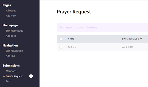 Nucleus prayer requests portal