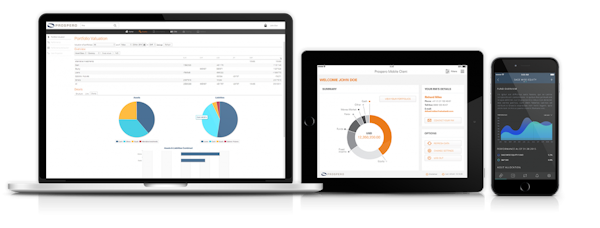 Prospero 365 customer portal screenshot