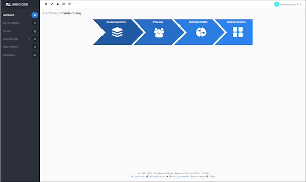 Provisioning Dashboard