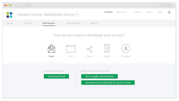 Qualtrics Research Core Software 2019 Reviews Pricing Demo - qualtrics research core survey distribution screenshot