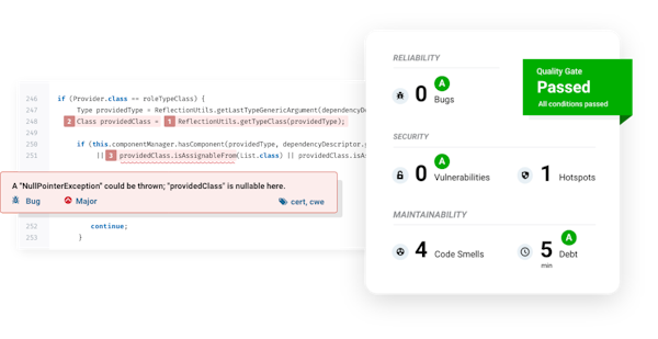 SonarQube quality analysis