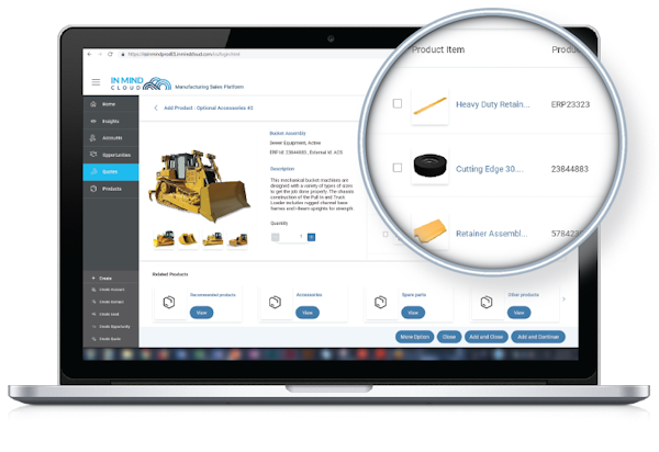 Manufacturing X quotation visualization