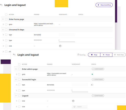 BugBug recording and playback