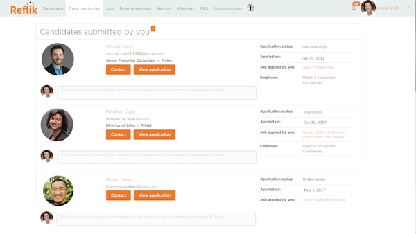 Reflik candidate pool