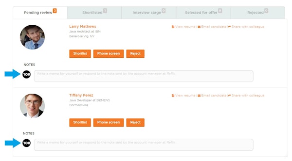 Reflik hiring status